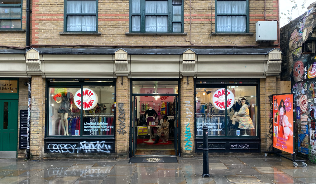 Rokit Vintage fashion store in Brick Lane, Shoreditch