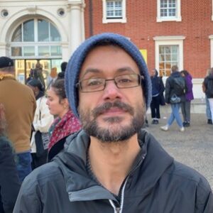 Jacob Mukerhgee, a lecturer at Goldsmiths and Co-Branch Secretary of Goldsmiths UCU